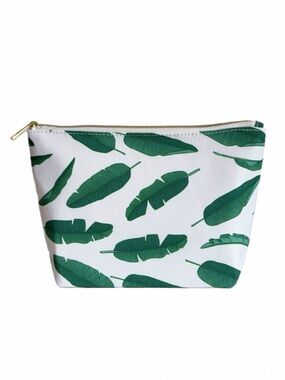 Ulta Beauty Palm Leaves Makeup Bag Travel Pouch